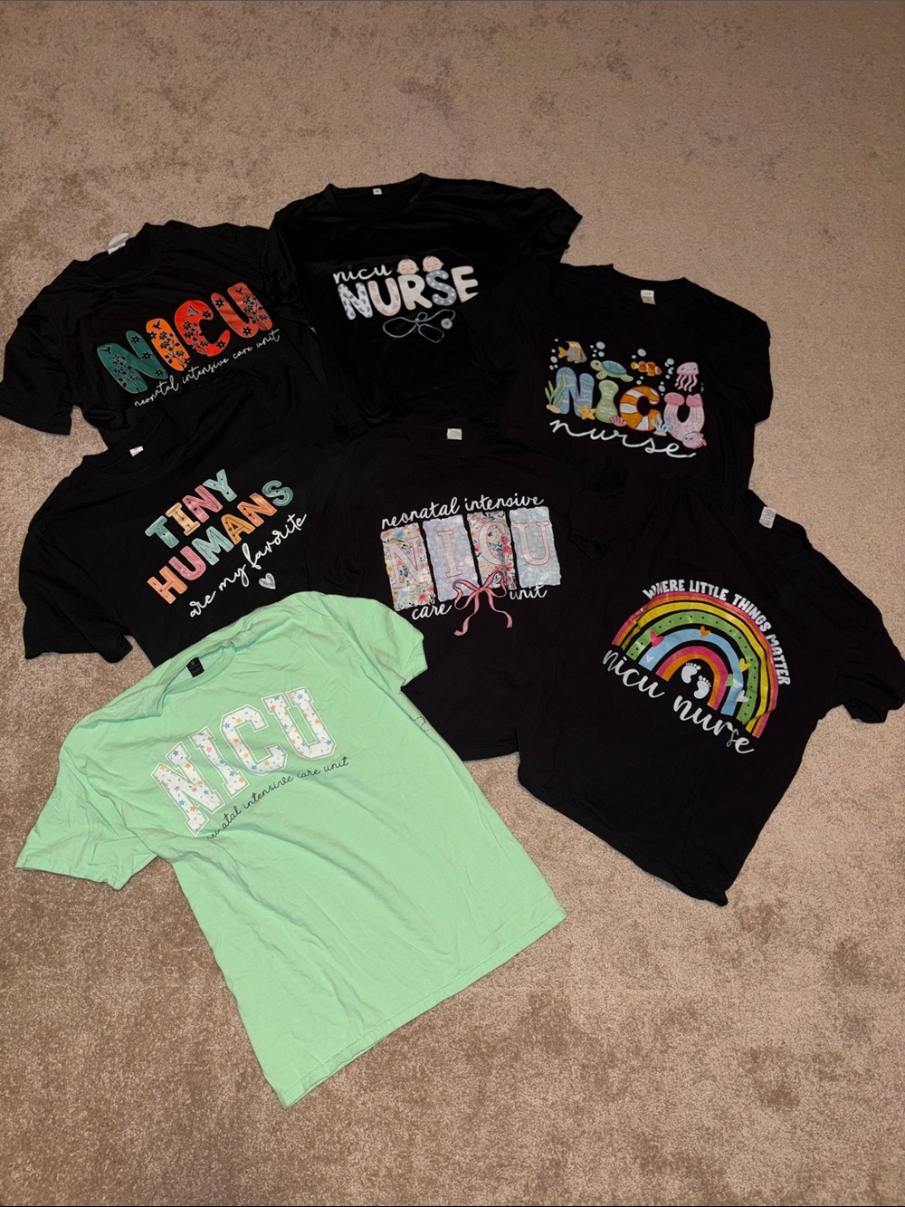NICU Nurse t shirt bundle